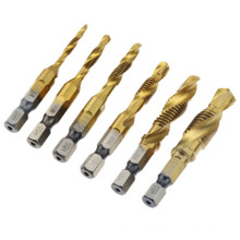 China Combination drill spiral tap Metric Thread drill bit for Machine